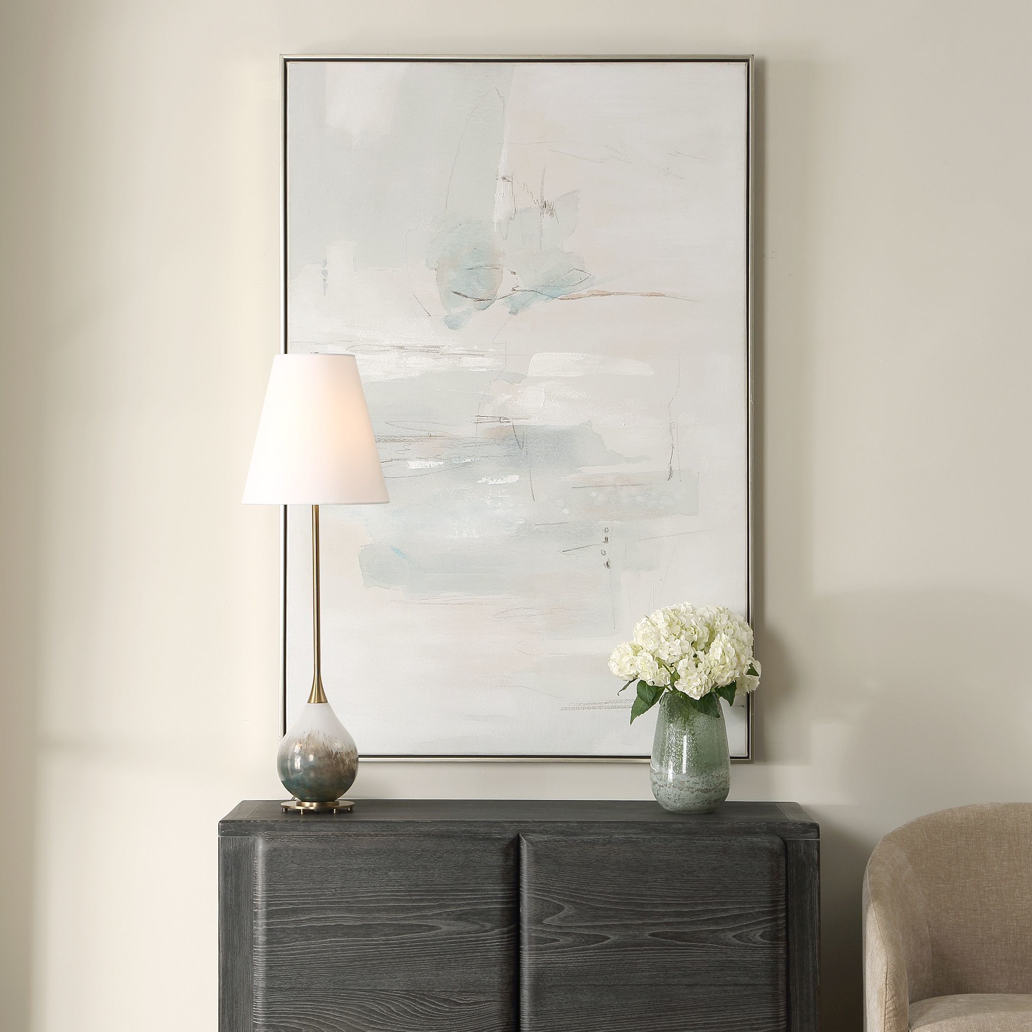 One And Only 55 X 37 inch Hand Painted Abstract Art