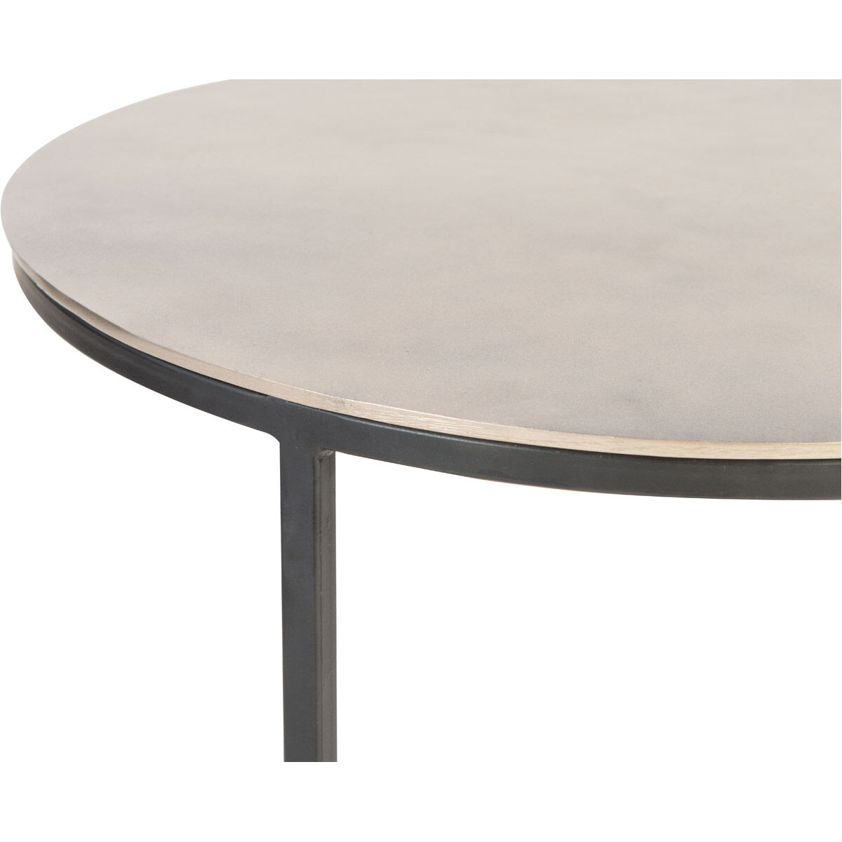 Erik 24 X 17 inch Metal Nesting Tables, Set of 3