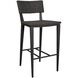 Calbas 42.25 inch Java Black and Mocha Outdoor Bar Stool