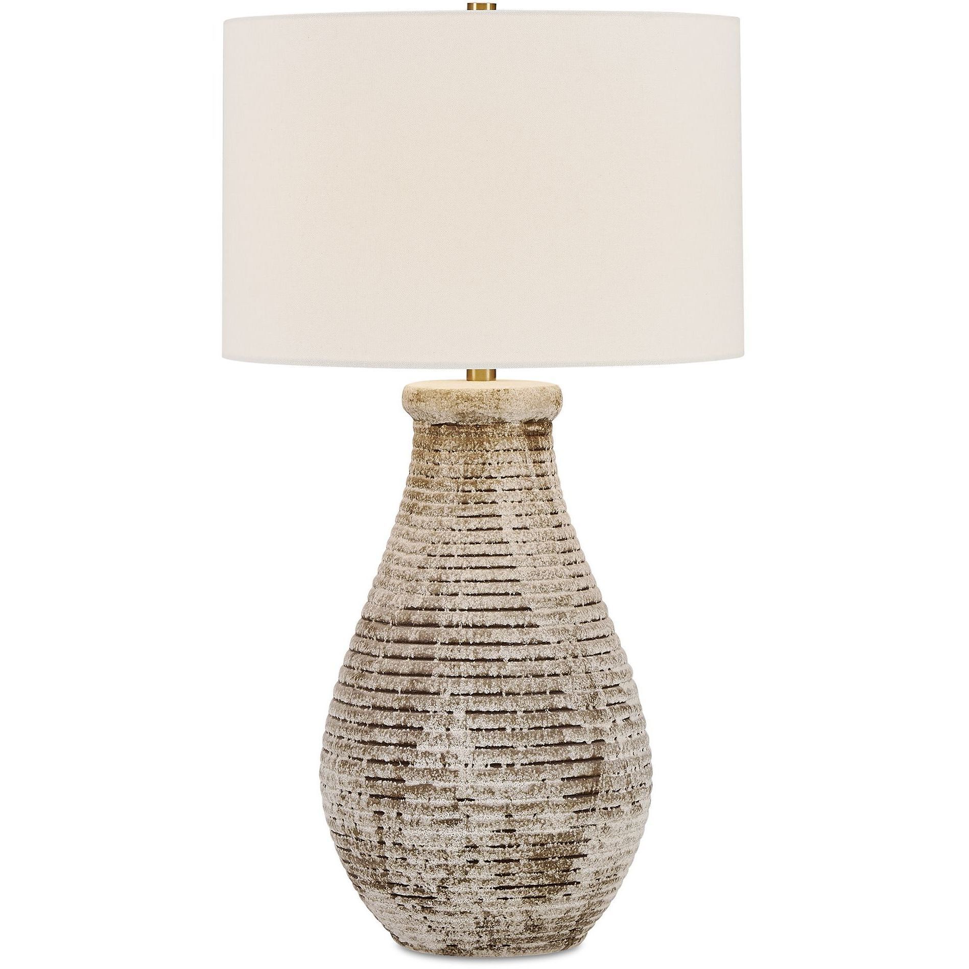 Dorothea 30 inch 150 watt Aged Stone Gray Table Lamp Portable Light