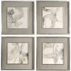 Divination 25 X 25 inch Abstract Art, Set of 4