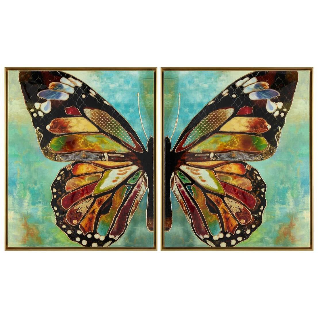 Wings of Wisdom 42 X 35 inch Giclee, Set of 2