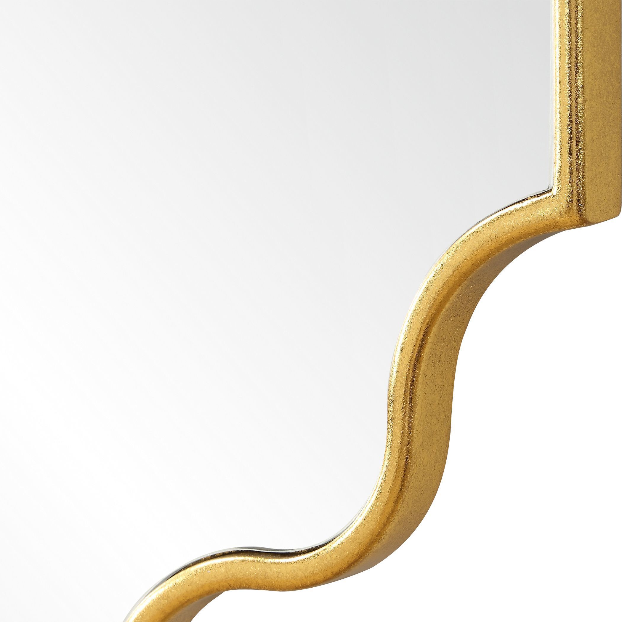 Lennyn 40 X 30 inch Antiqued Gold Leaf Vanity Mirror