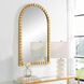Dandridge Arch 38.75 X 24 inch Antiqued Metallic Gold Leaf Wall Mirror