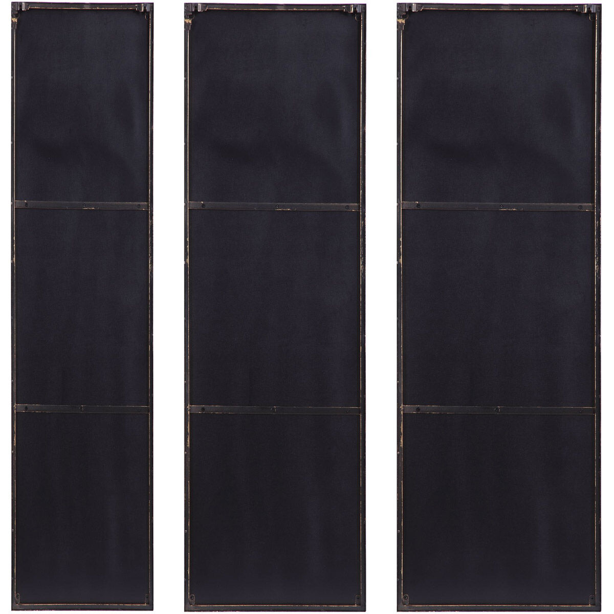 Rowling 47 X 16 inch Gold Wall Mirrors, Set of 3