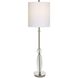 Sceptre 35.5 inch 150.00 watt Crystal and Polished Nickel Buffet Lamp Portable Light