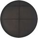 Clip 42.5 X 42.5 inch Satin Black and Antiqued Gold Leaf Mirror