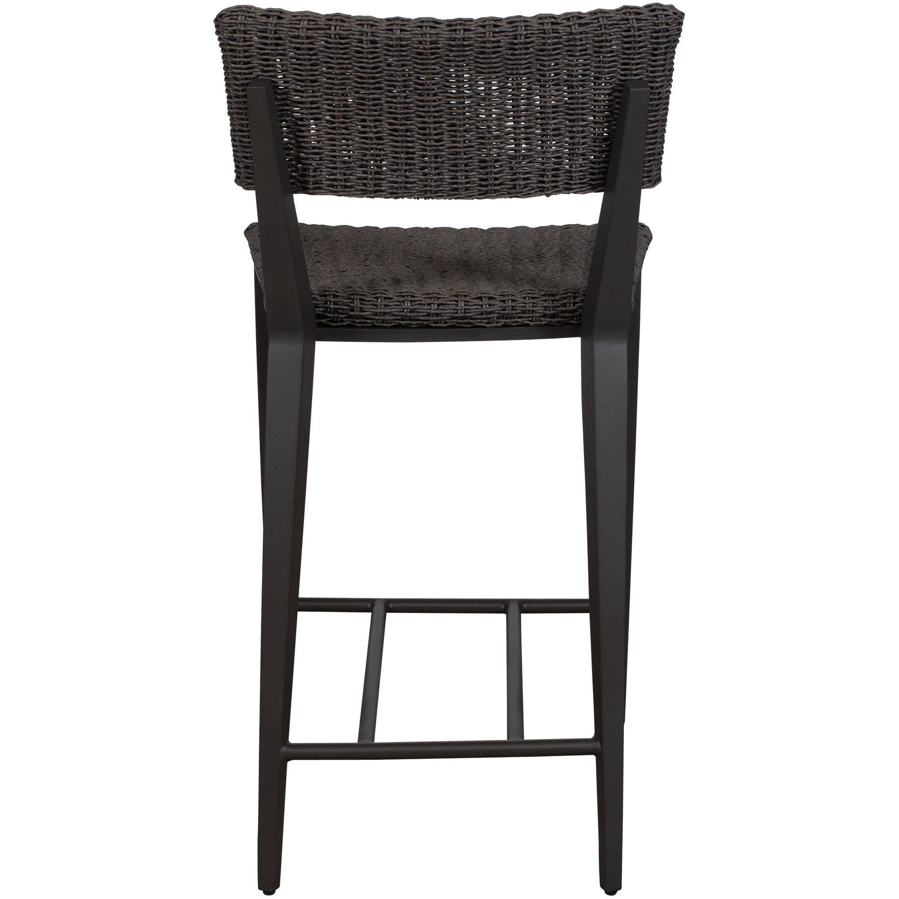 Calbas 38 inch Java Black and Mocha Outdoor Counter Stool