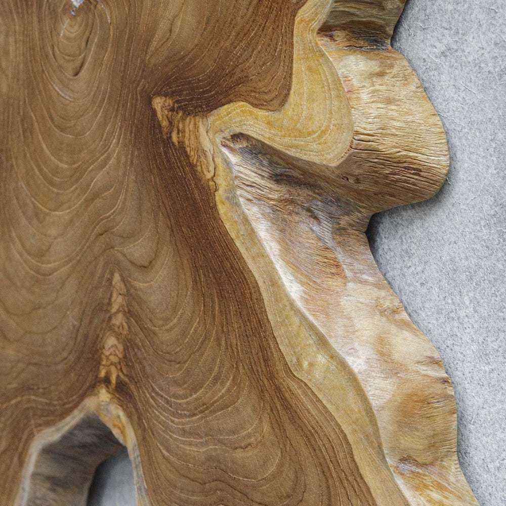 Talia Indoor-Outdoor Wood Wall Decor, Set of 9