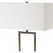 Fork In The Road 64 inch 150.00 watt Warm Dark Bronze and Beige Travertine Floor Lamp Portable Light