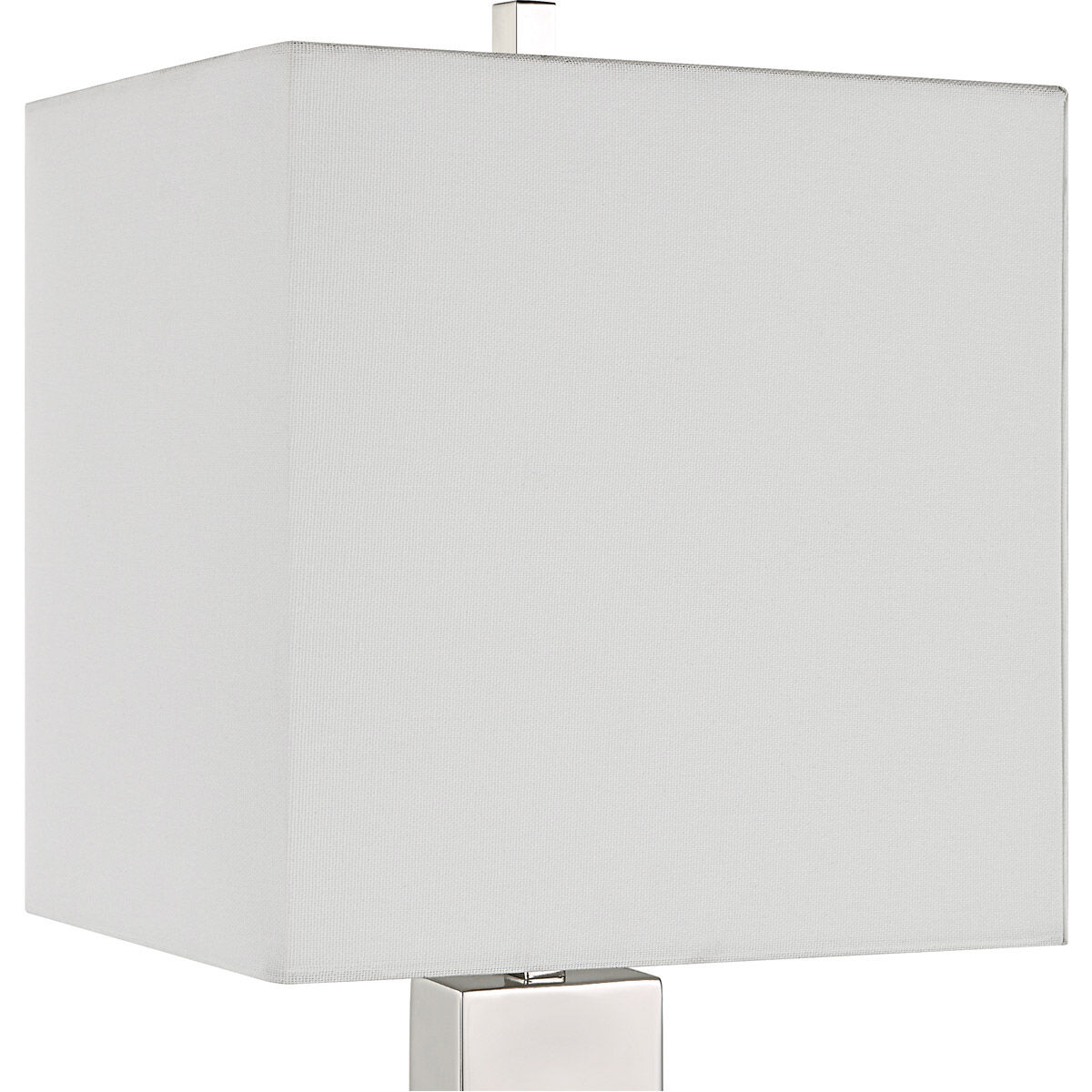 Pilaster 27 inch 100.00 watt Black Marble and Polished Nickel Table Lamp Portable Light