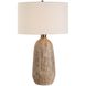 Napier 27.5 inch 150.00 watt Brown and Warm White with Dark Bronze Table Lamp Portable Light