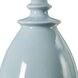 Lorene 24.5 inch 150 watt Light Blue Glaze and Brushed Nickel Table Lamp Portable Light