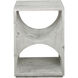 Hans 25 X 18 inch Distressed Ivory Side Table
