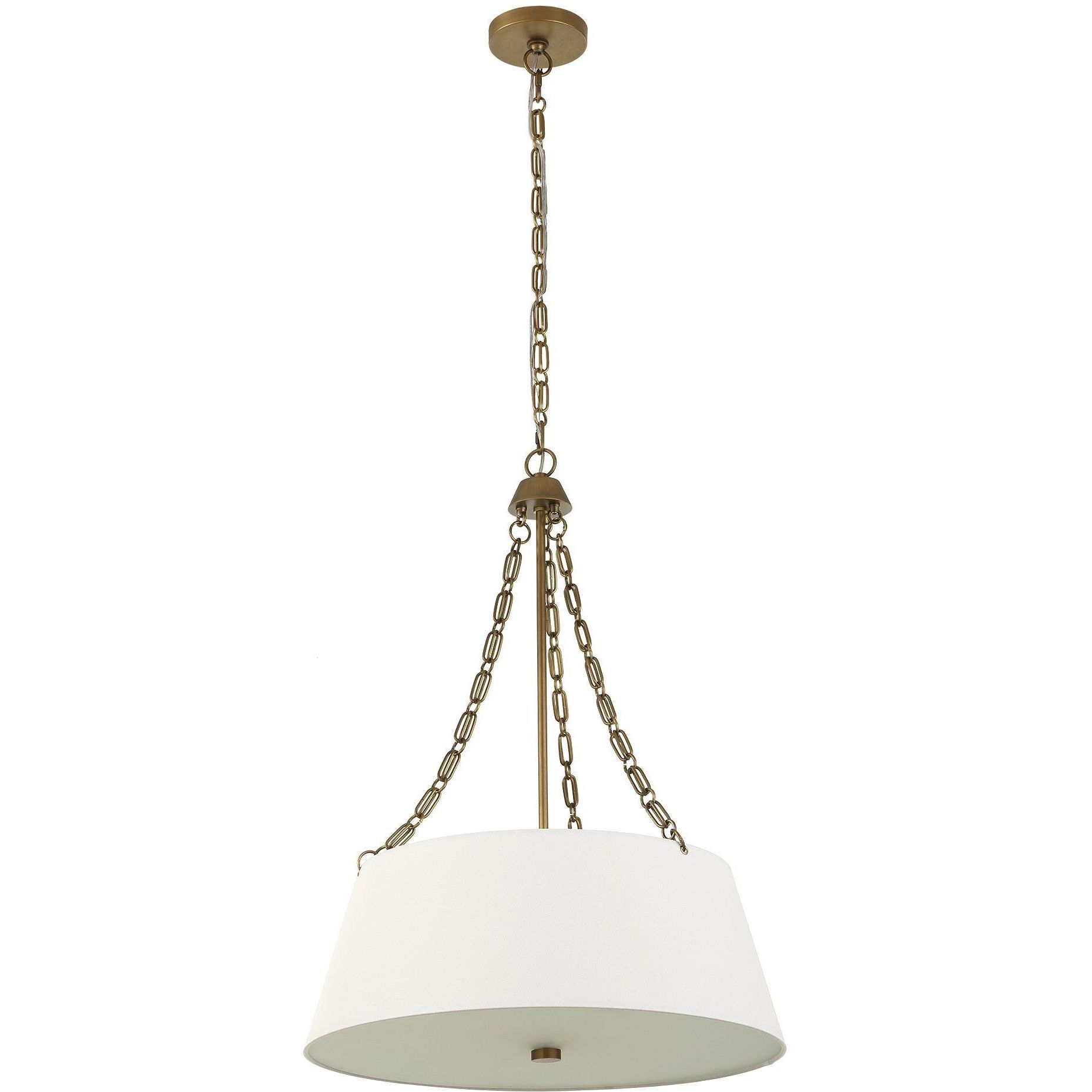 Andalucia 4 Light 24 inch Matte Brushed Gold Pendant Ceiling Light
