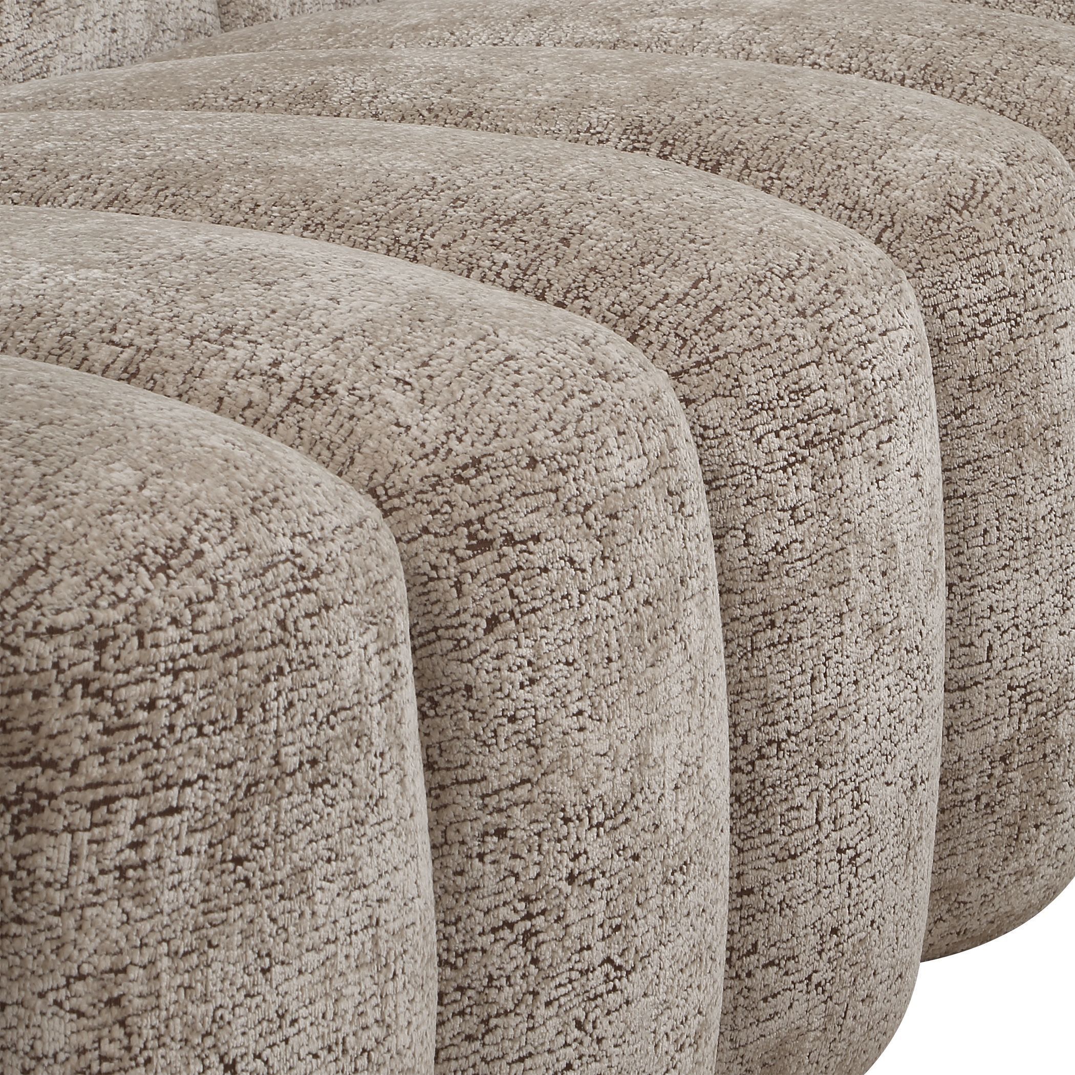 Modella Textured Sand Chenille Sofa
