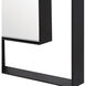 Stellan 39.63 X 27.75 inch Matte Black Mirror