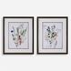 Delicate Flowers 33.63 X 27.63 inch Framed Prints, Set of 2