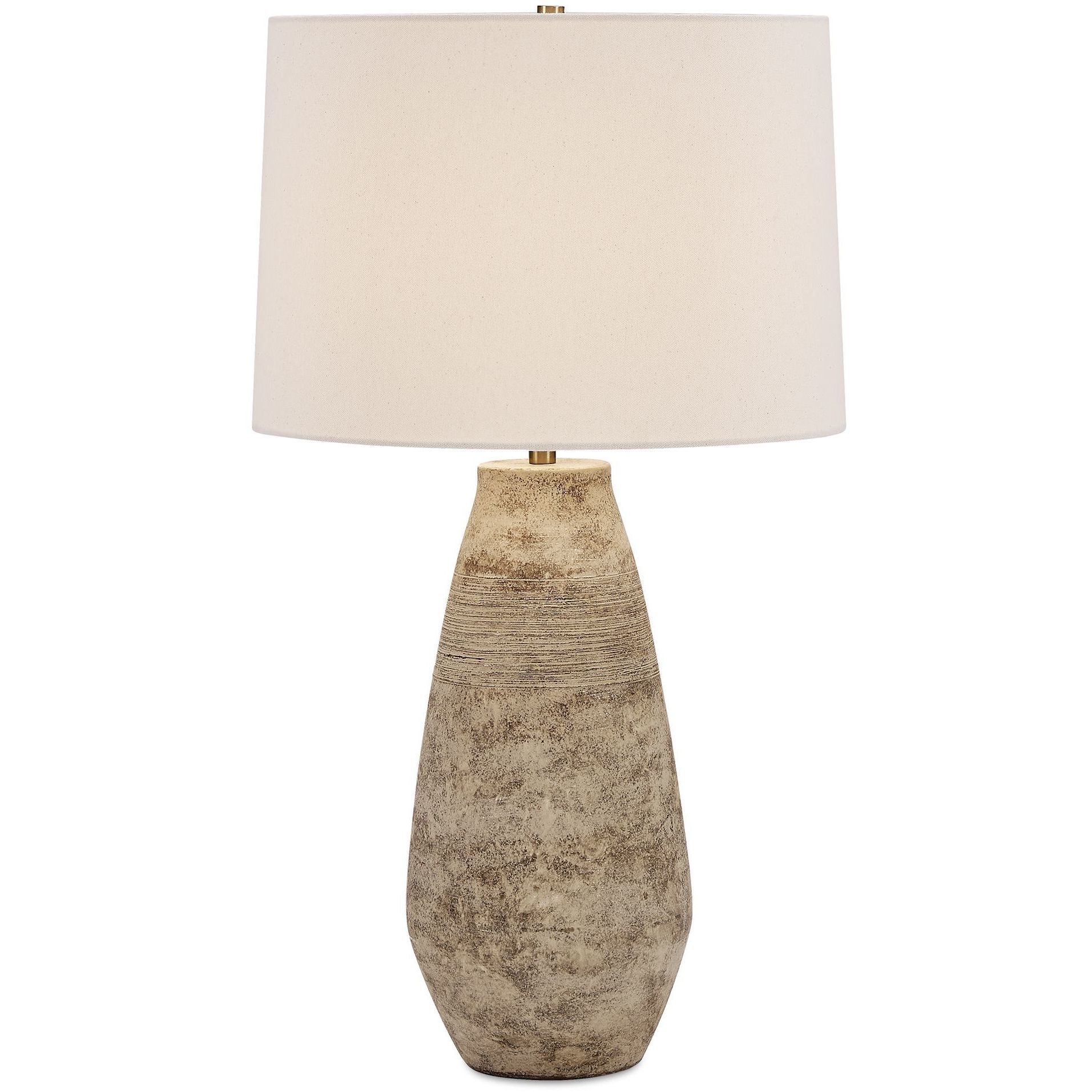 Dunford 28.25 inch 150 watt Distressed Aged Light Gray Wash Table Lamp Portable Light