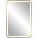 Crofton 32 X 22 inch Brushed Brass Vanity Mirror