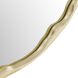 Crinkle 40 X 40 inch Champagne Leaf Mirror