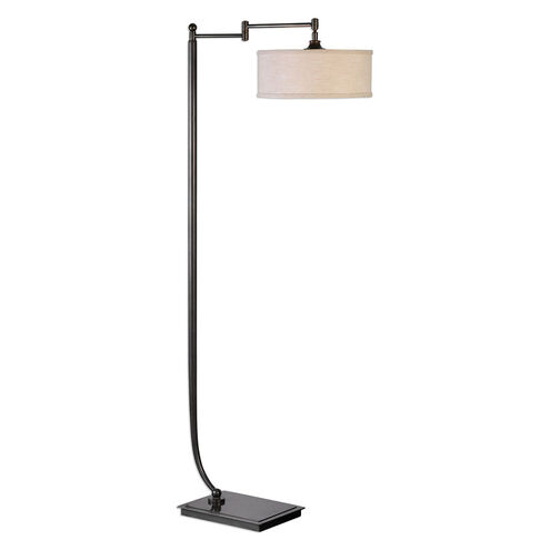 Lamine 62 inch 100 watt Dark Bronze Floor Lamp Portable Light
