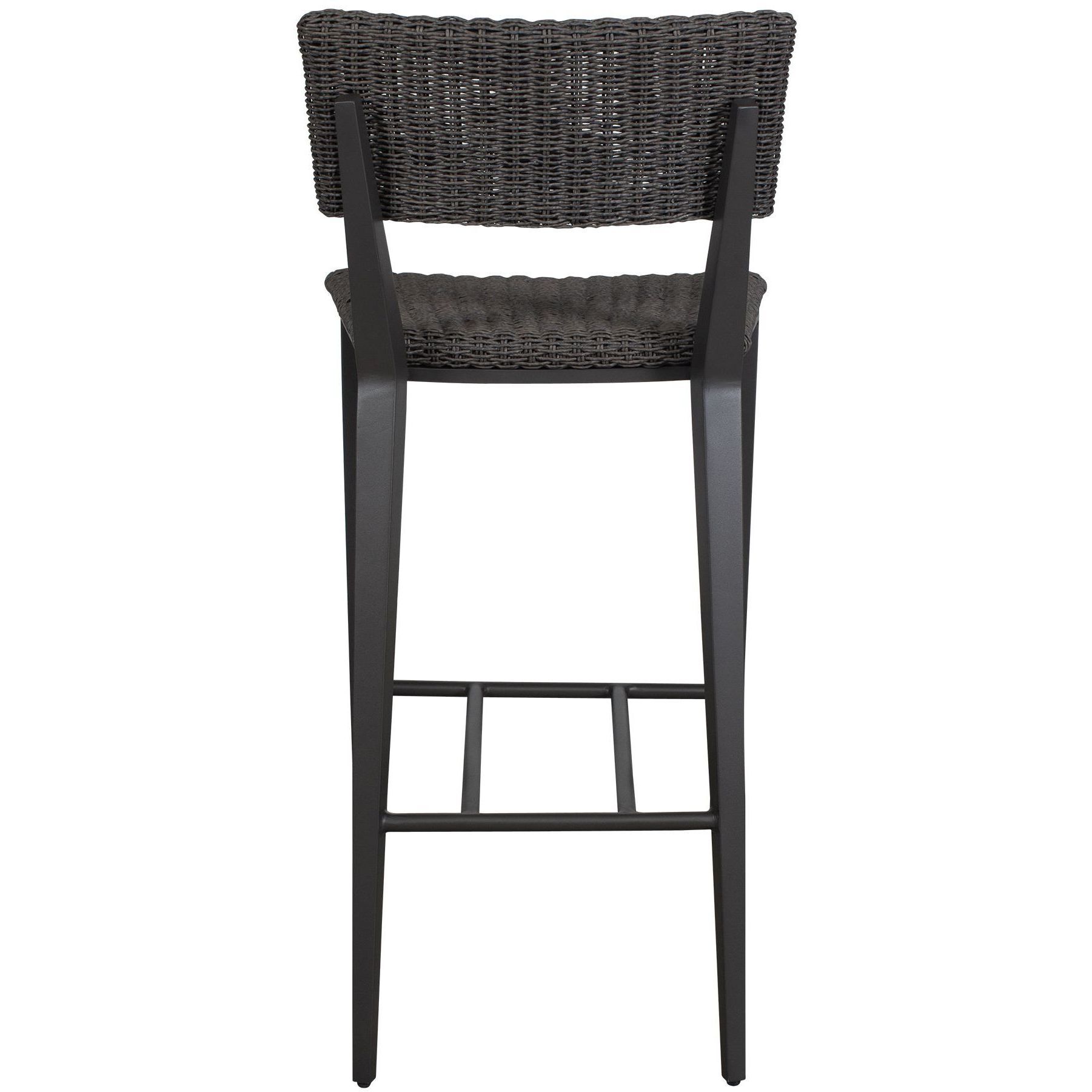 Calbas 42.25 inch Java Black and Mocha Outdoor Bar Stool