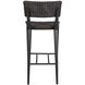 Calbas 42.25 inch Java Black and Mocha Outdoor Bar Stool