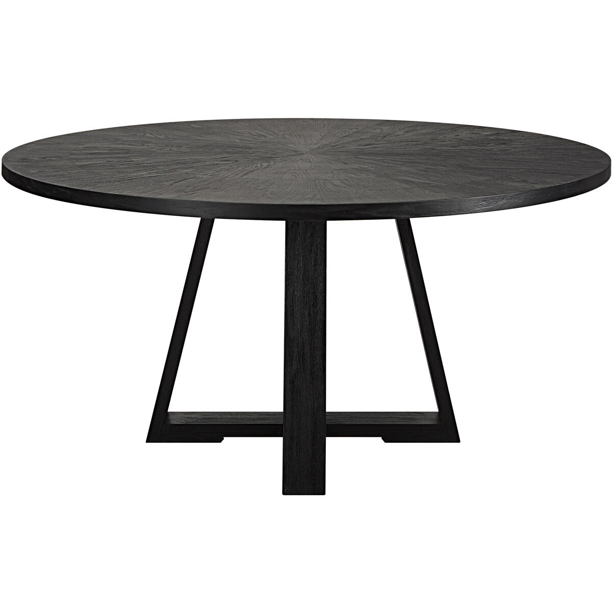 Gidran 60 X 30 inch Charcoal Black Dining Table