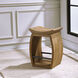 Connor 25 inch Reclaimed Elm Wood and Dark Steel Counter Stool