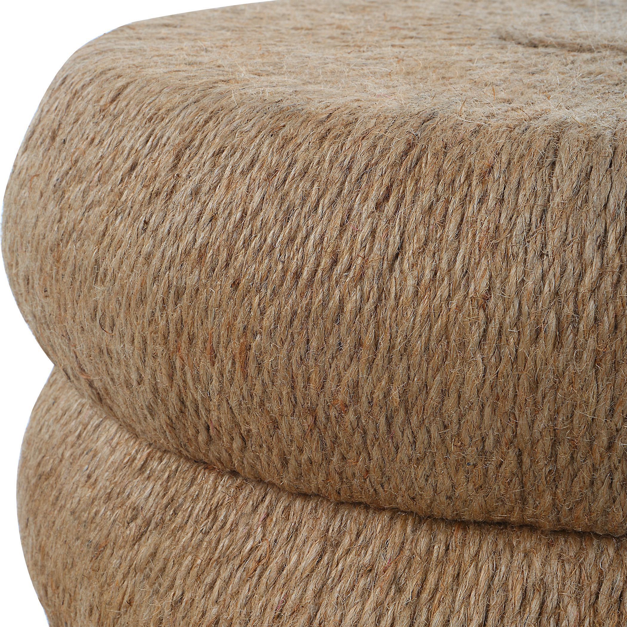 Capitan 23.5 X 20.5 inch Natural Braided Rope Side Table