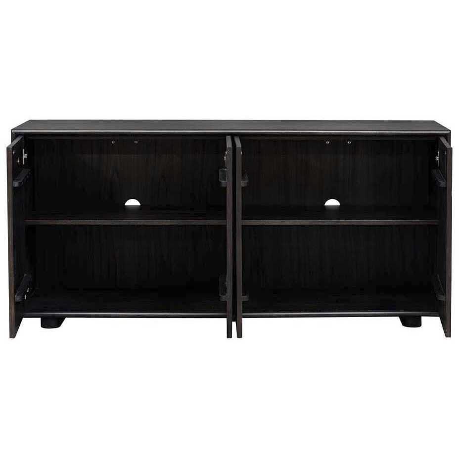 Stevenson Multi-Toned Ebony 4 Door Cabinet