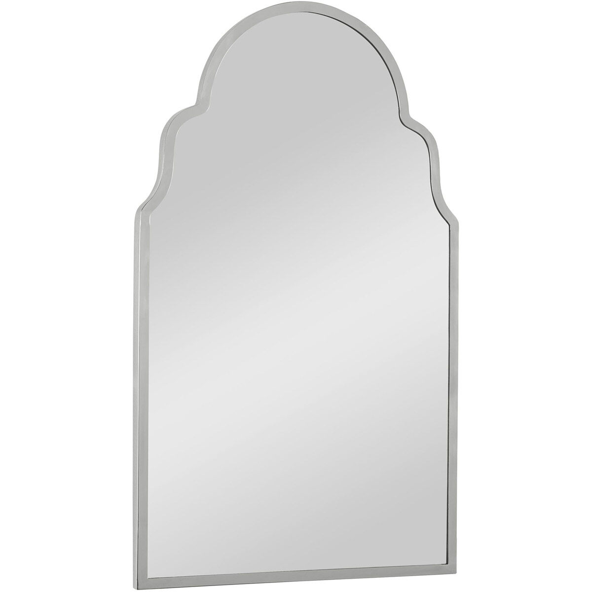 Brayden 43 X 26 inch Polished Nickel Wall Mirror