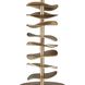 Akoa 30.5 inch 150 watt Antique Brass Table Lamp Portable Light
