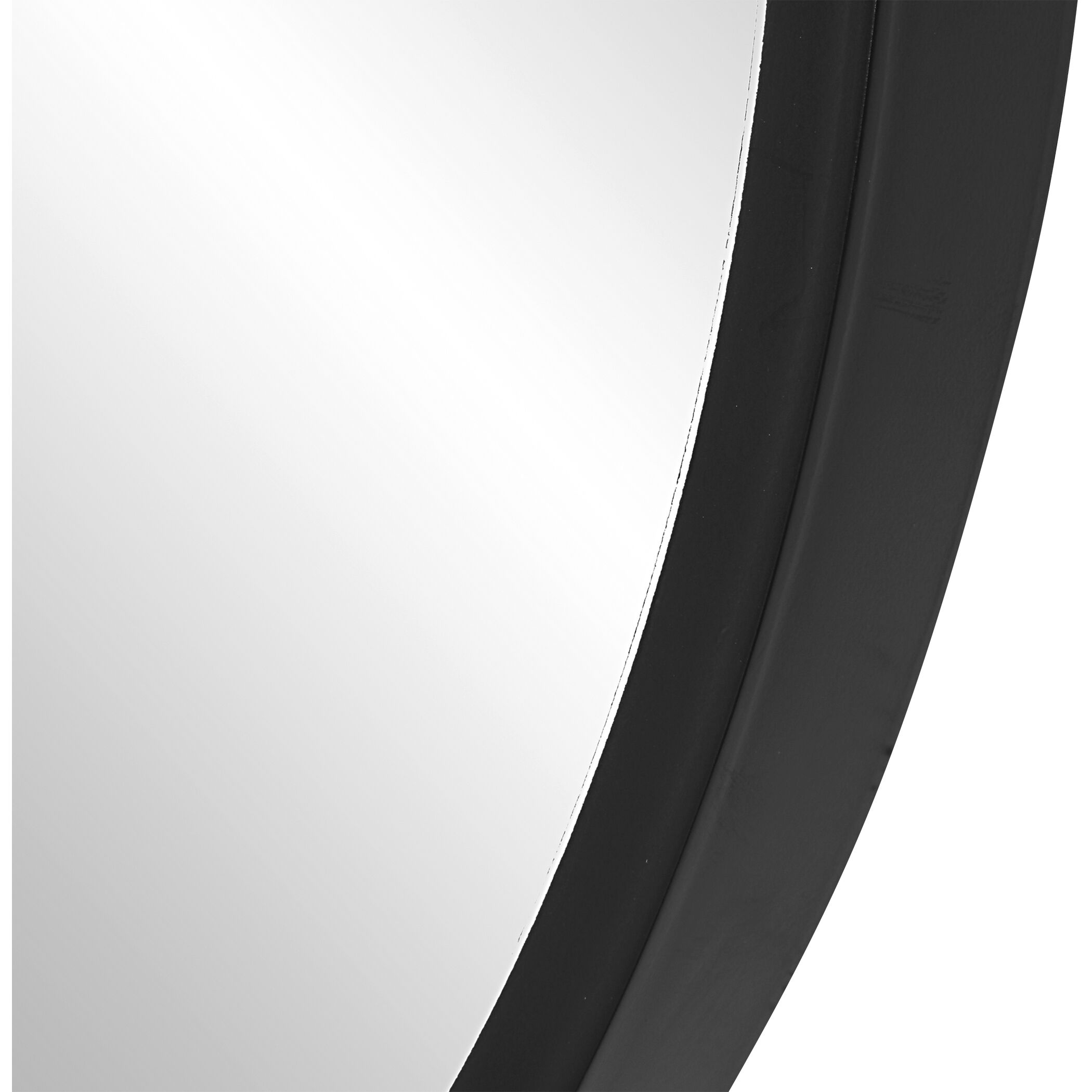 Varina 60 X 22 inch Satin Black Mirror