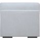 Refuge Light Cloud Blue Polyester Sofa, Armless