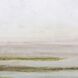 Hazy Lake White and Gray and Green and Brown Framed Landscape Art