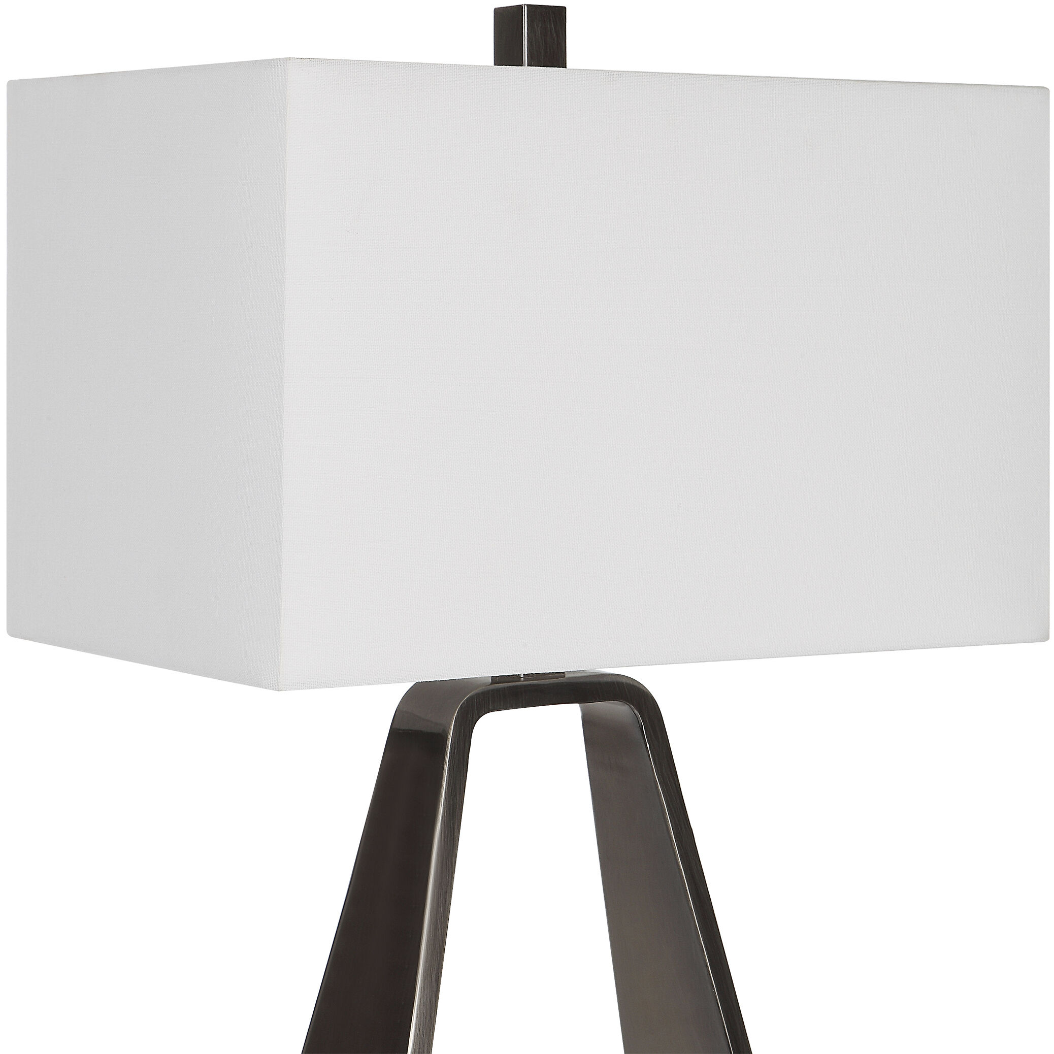 Halo 26 inch 150.00 watt Antique Nickel Table Lamp Portable Light