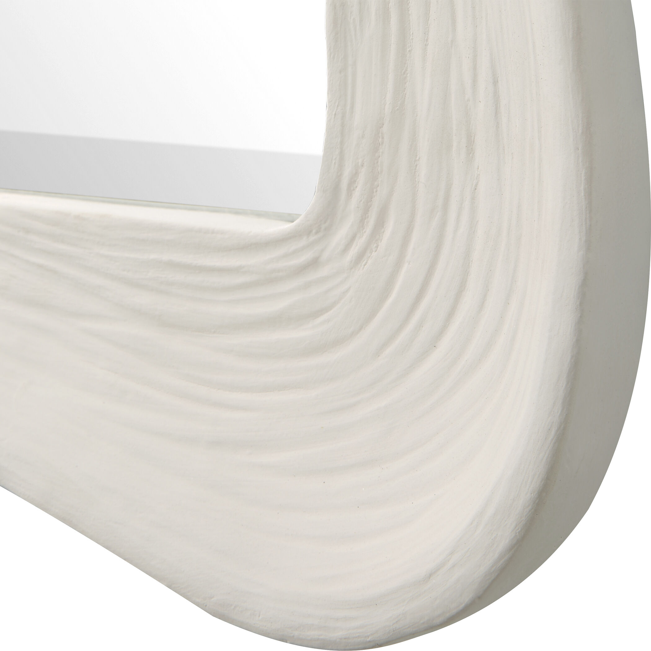 Whitehaven 35.63 X 25.5 inch Matte White Mirror