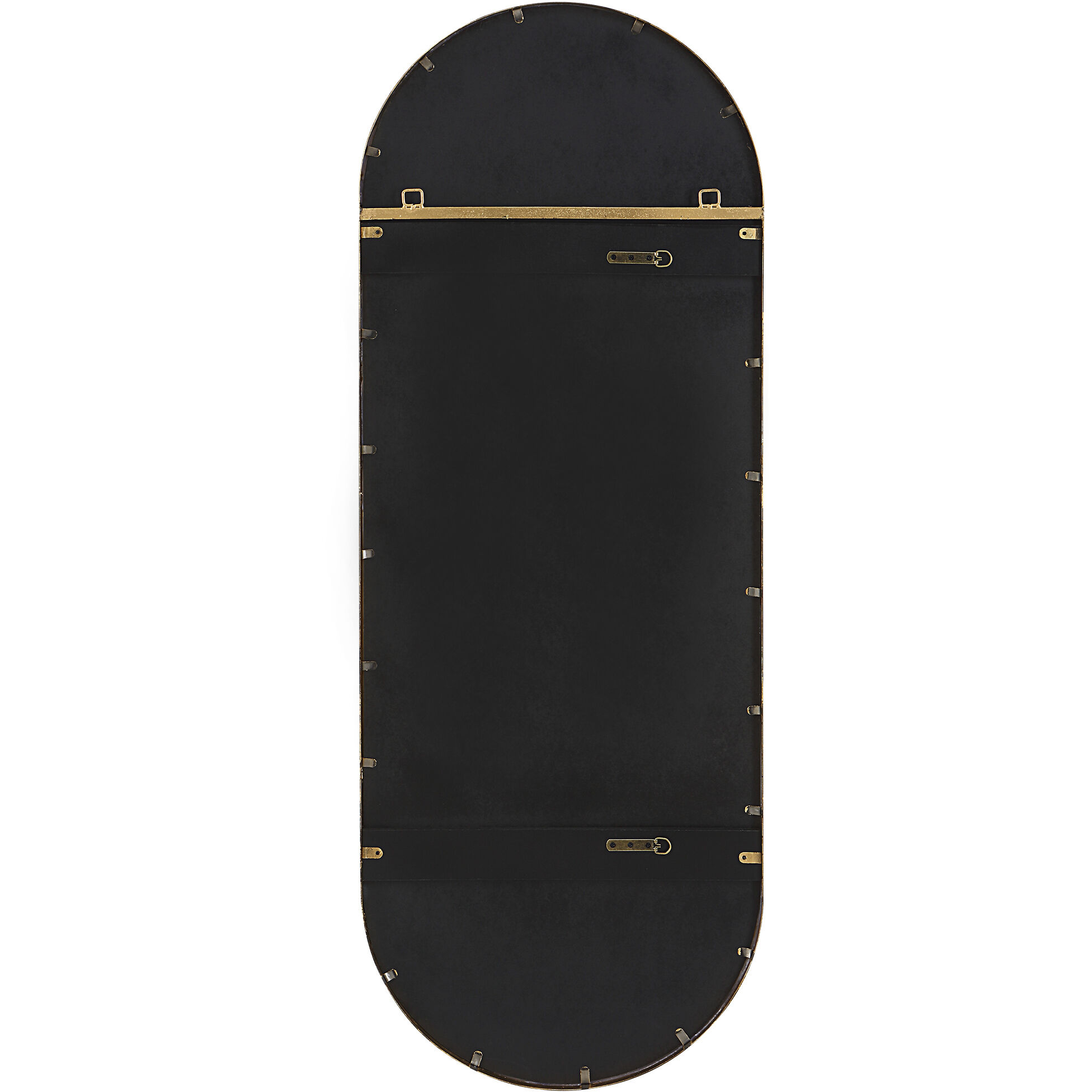 Varina 60 X 22 inch Antiqued Gold Leaf Mirror