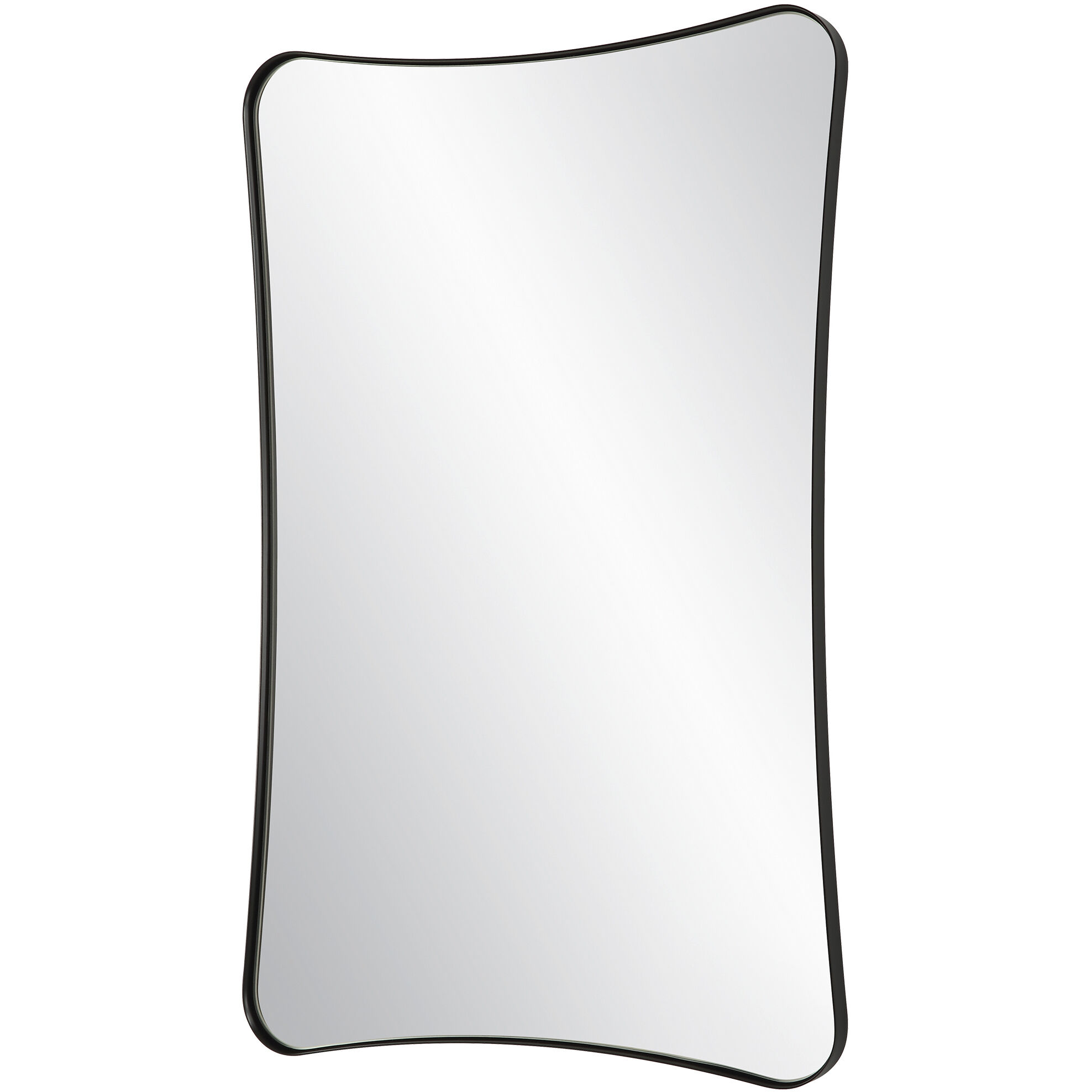 Loudon 34 X 22 inch Satin Black Vanity Mirror