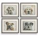 Dog Days 28 X 23.38 inch Framed Prints, Set of 4