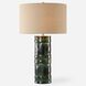 Loch 28.25 inch 150.00 watt Peacock Green And Slate Glaze and Brushed Nickel Table Lamp Portable Light