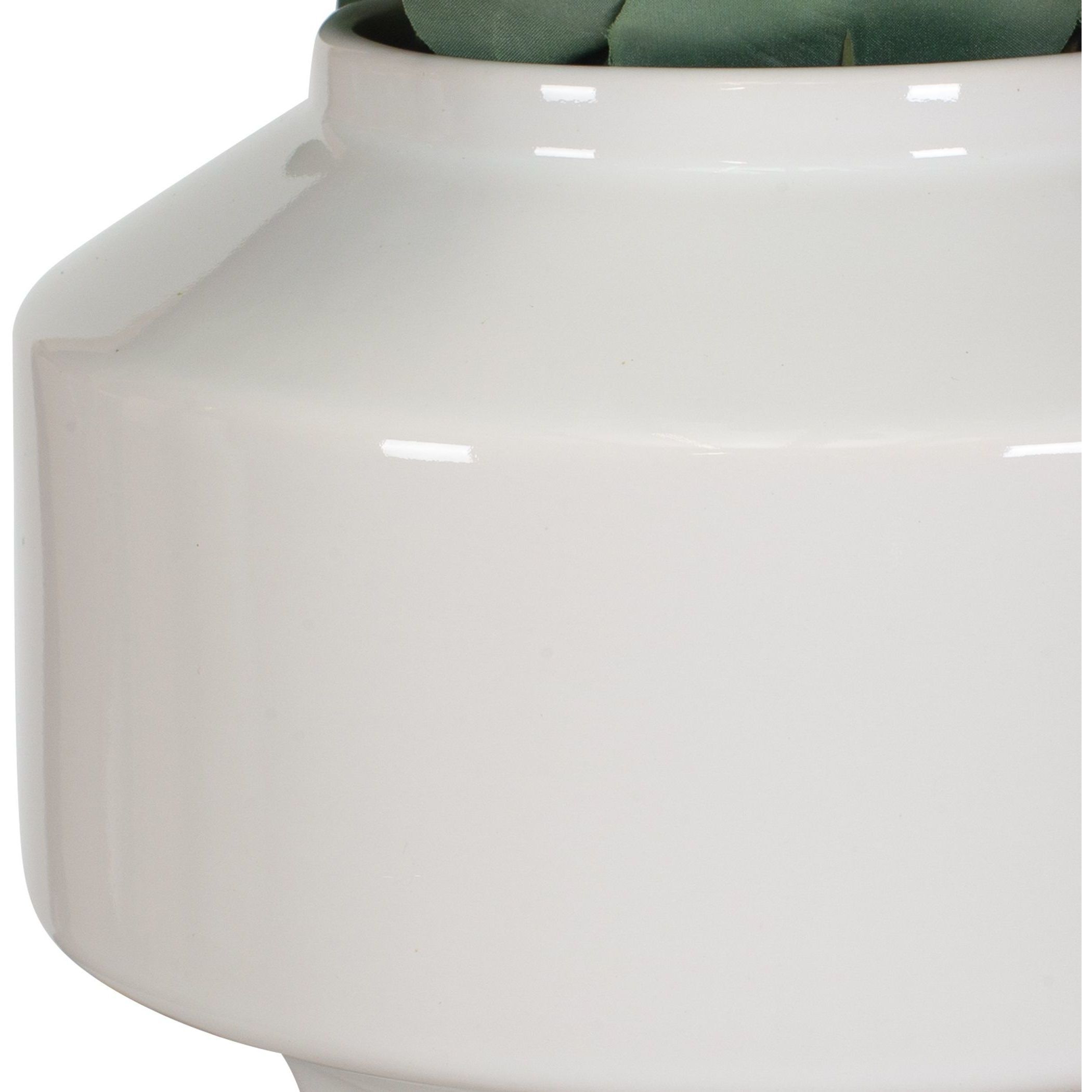 Essence Eucalyptus Gloss White and Green Accent & Vase