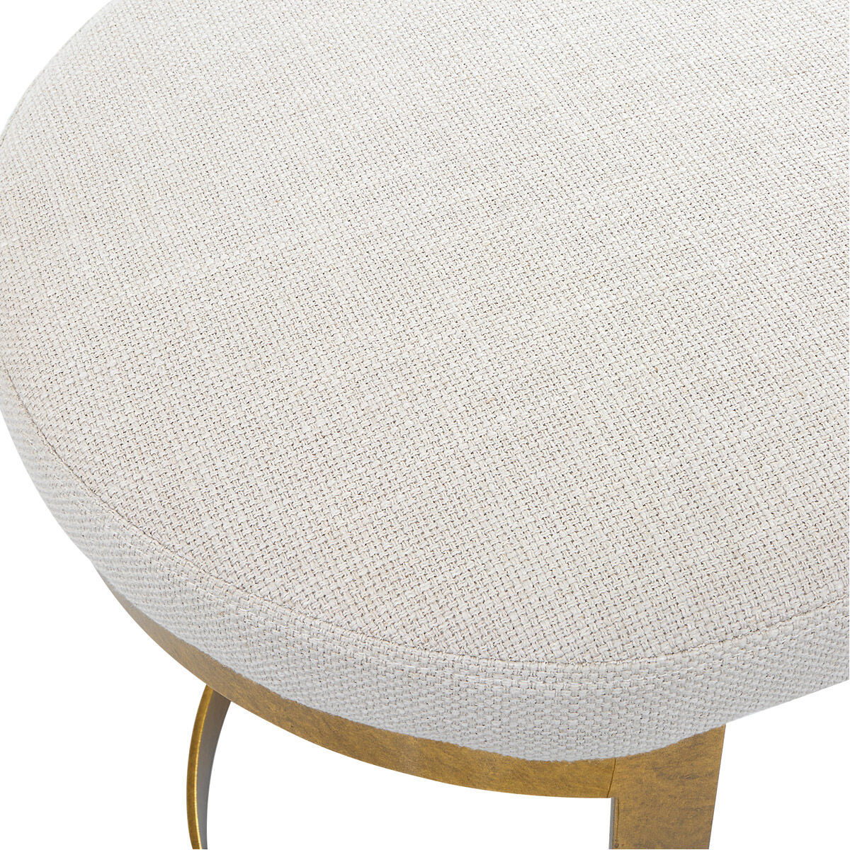 Gold accent sales stool