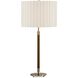 Iliana 30 inch 150 watt Dark Walnut and Antique Brass Table Lamp Portable Light