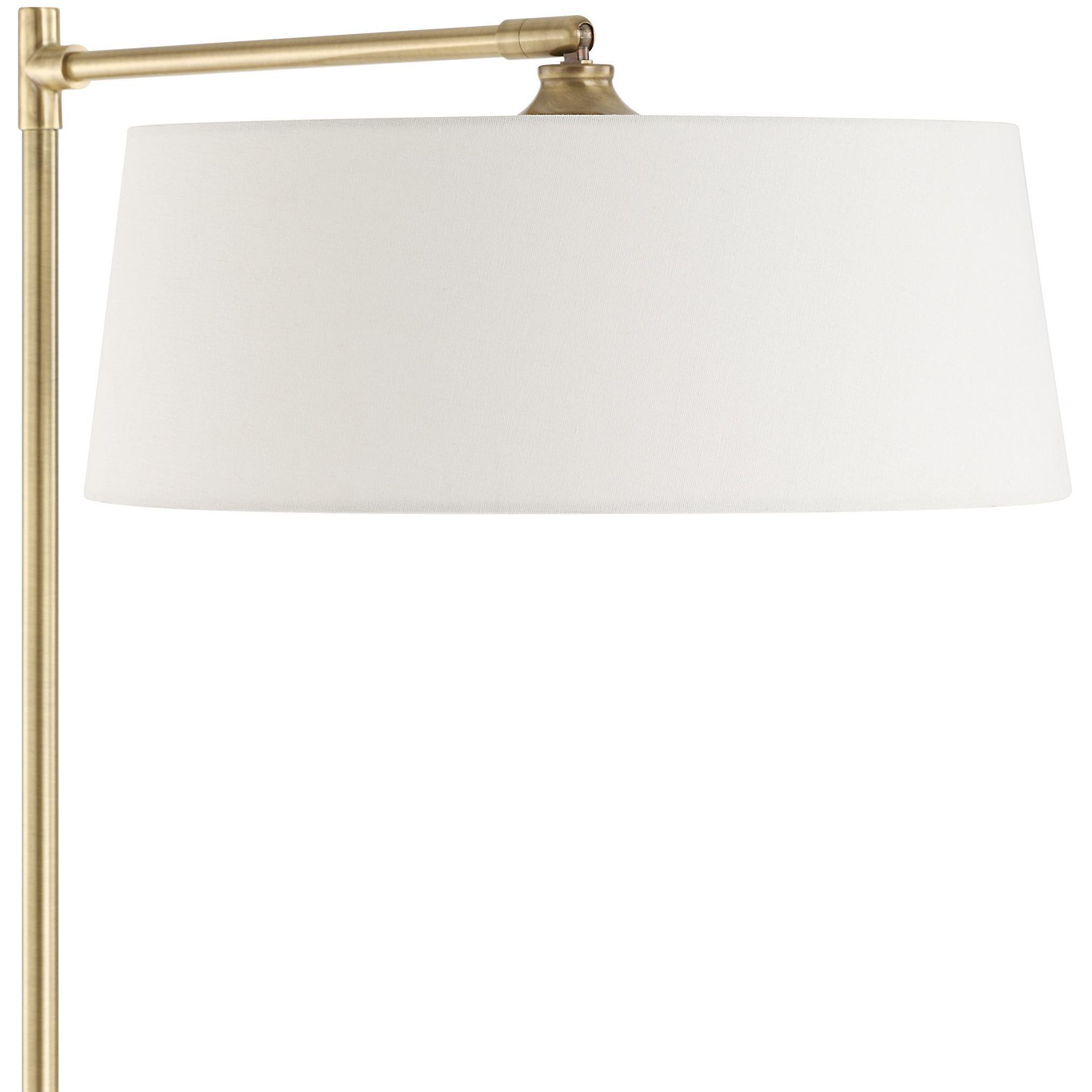 Branch Out 66.5 inch 100.00 watt Antique Brushed Brass and White Marble Floor Lamp Portable Light