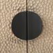 Lunar Elm Veneer and Black 4 Door Cabinet