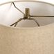 Percy 29 inch 150.00 watt Brown Marble and Brass Buffet Lamp Portable Light