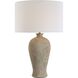 Torres 30 inch 150 watt Neutral Tones and Brass Table Lamp Portable Light